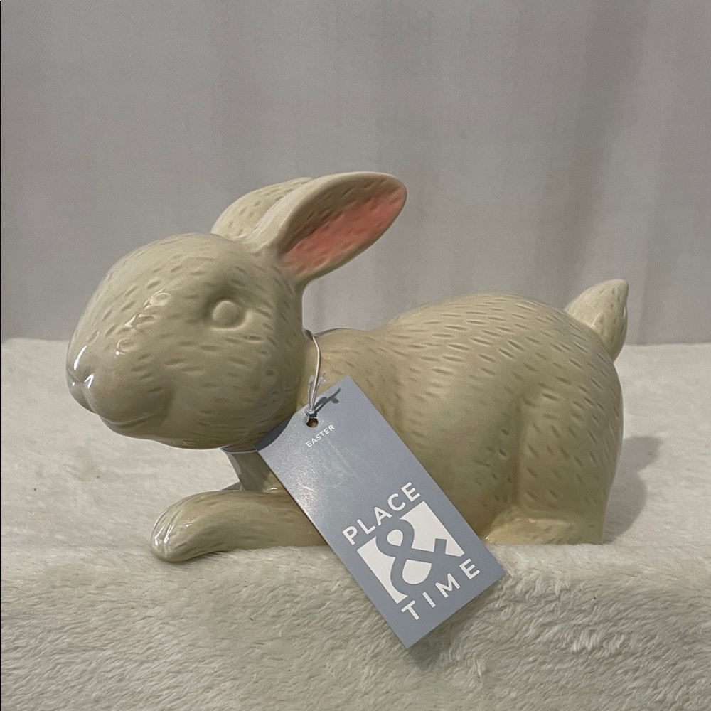 Place & Time Ceramic Bunny Figurine